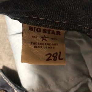 Big Star 28 Long Jeans